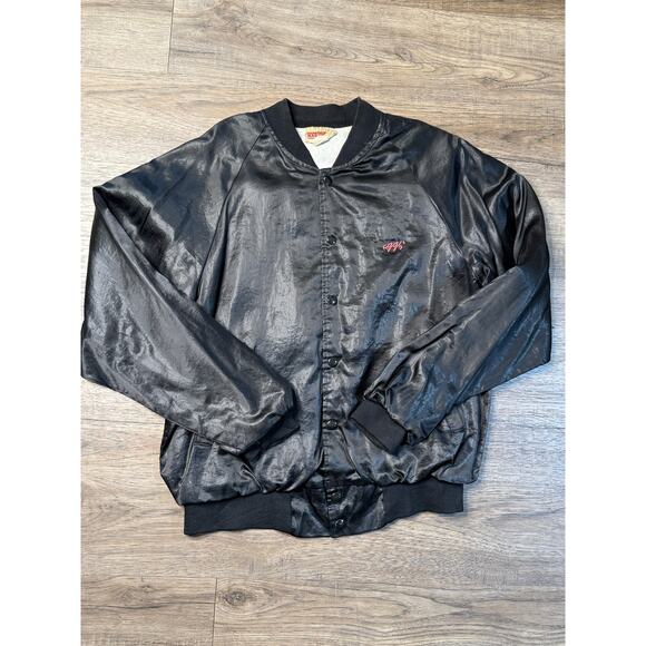 Vintage 90s Y2k Hartwell Soccer Team Bomber Jacket - Rockettes League Champs M - Picture 2 of 7